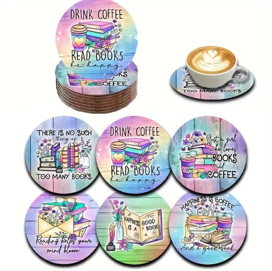 Book Lover's Coaster Set