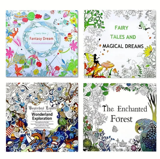 Magical Forest Colouring Book